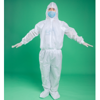 Disposable one-piece anti-fog Non-woven Civil Siamese  protective clothing